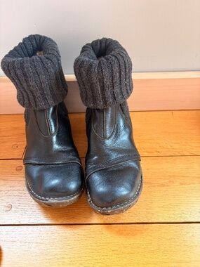 El Naturalista leather sweater boot, EU 39